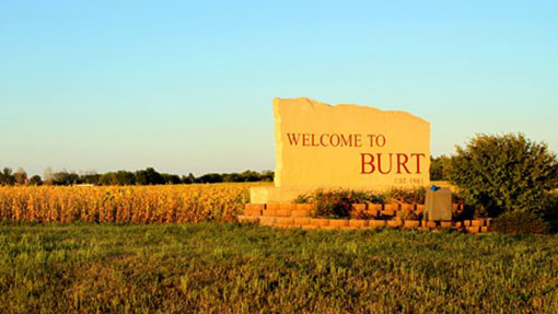 Welcome to Burt Sign